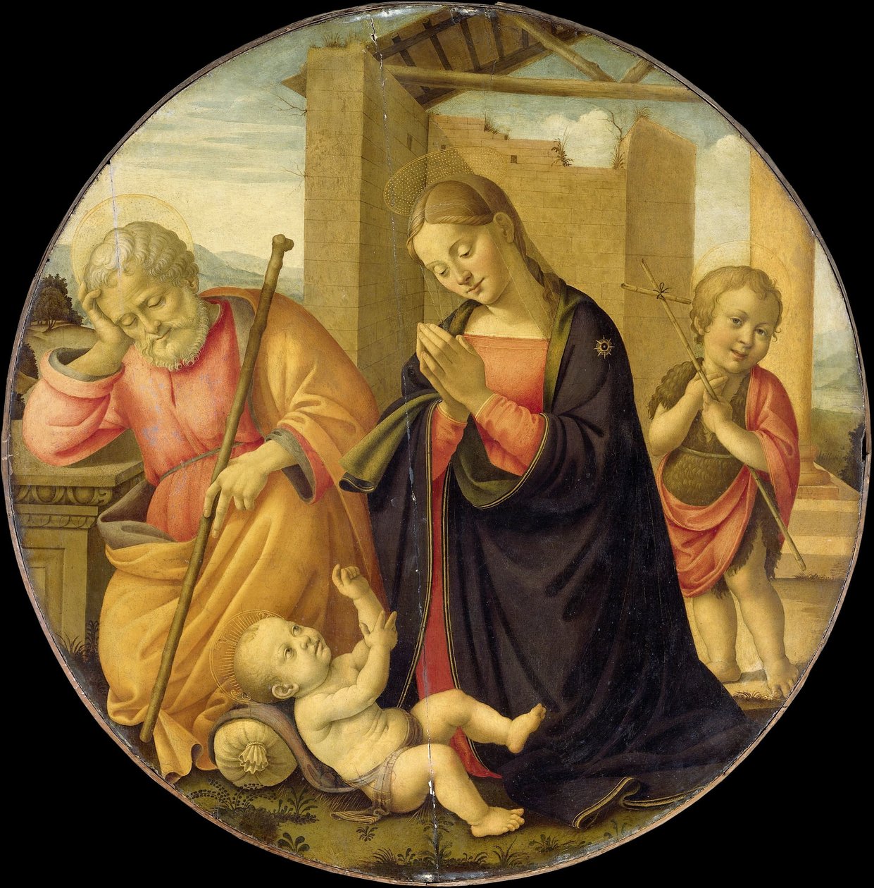 Anbetung des Christkindes von Meester Allegro
