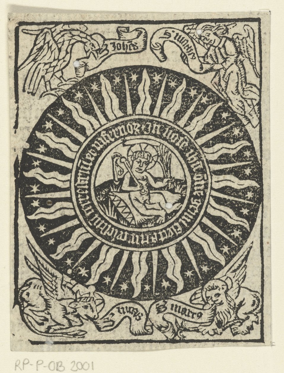 Das Jesuskind züchtigt sich selbst von Meester van de Delbecq Schreiber Passie (attributed to)
