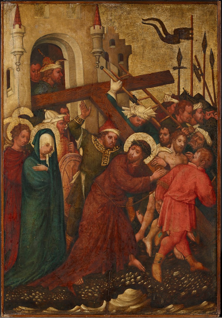 Kreuztragung Christi von Meister der St. Lambrechter Votivtafel