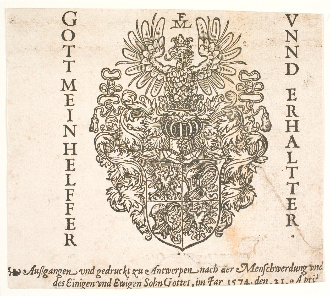 Melchior Lorcks Wappen von Melchior Lorck