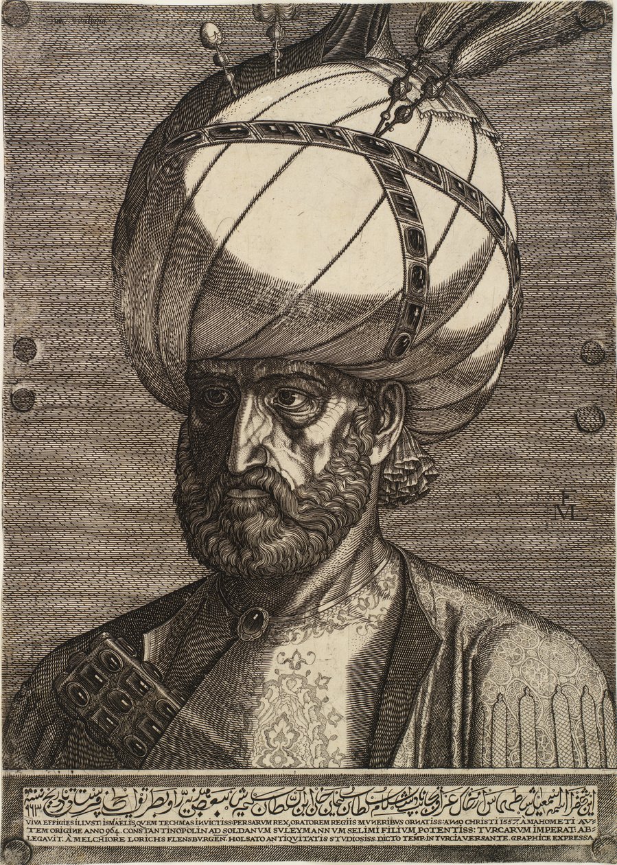Prinz Ismael, persischer Gesandter von Melchior Lorck