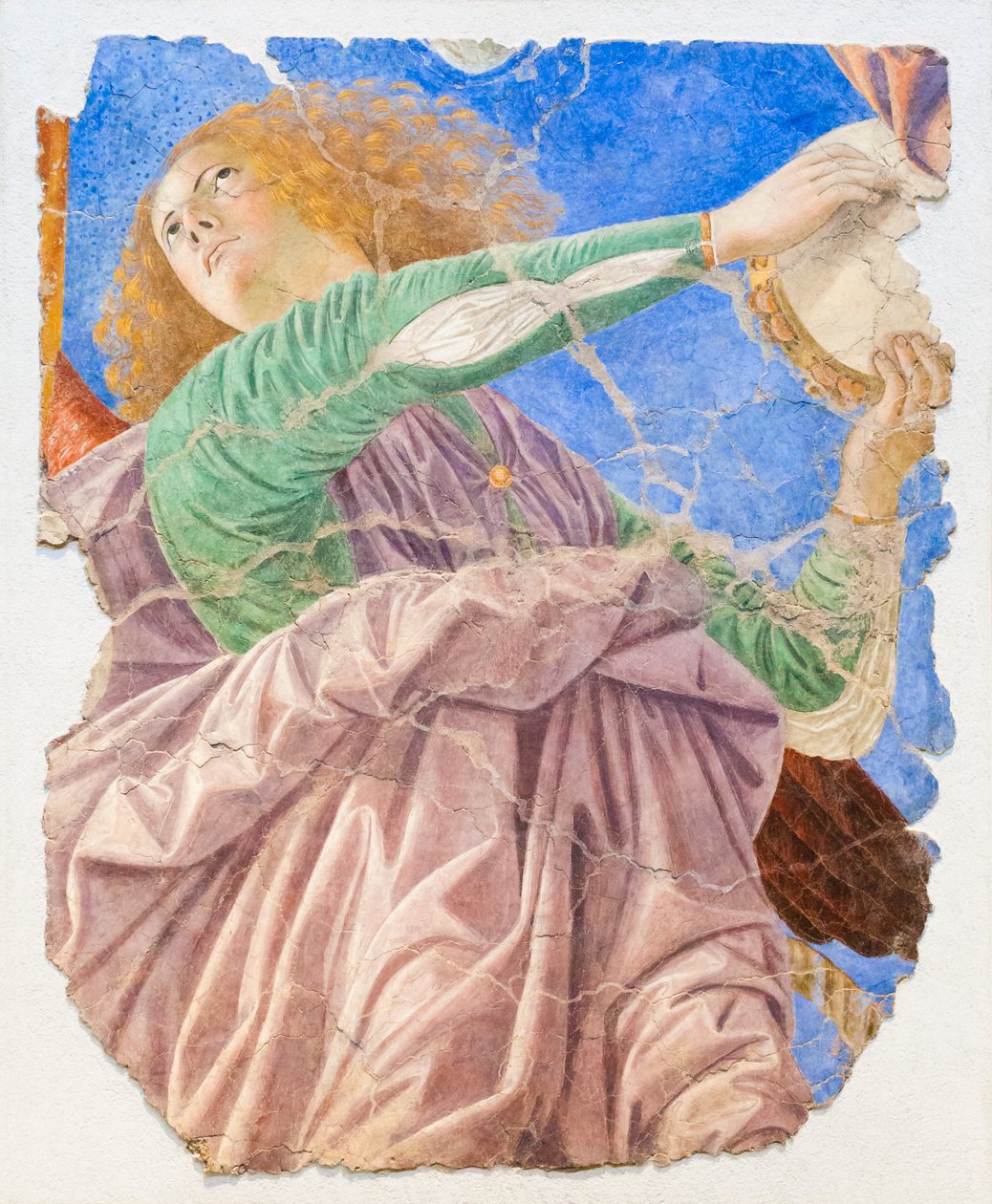 Musizierende Engel, ca. 1480 (restauriertes Fresko) von Melozzo da Forli
