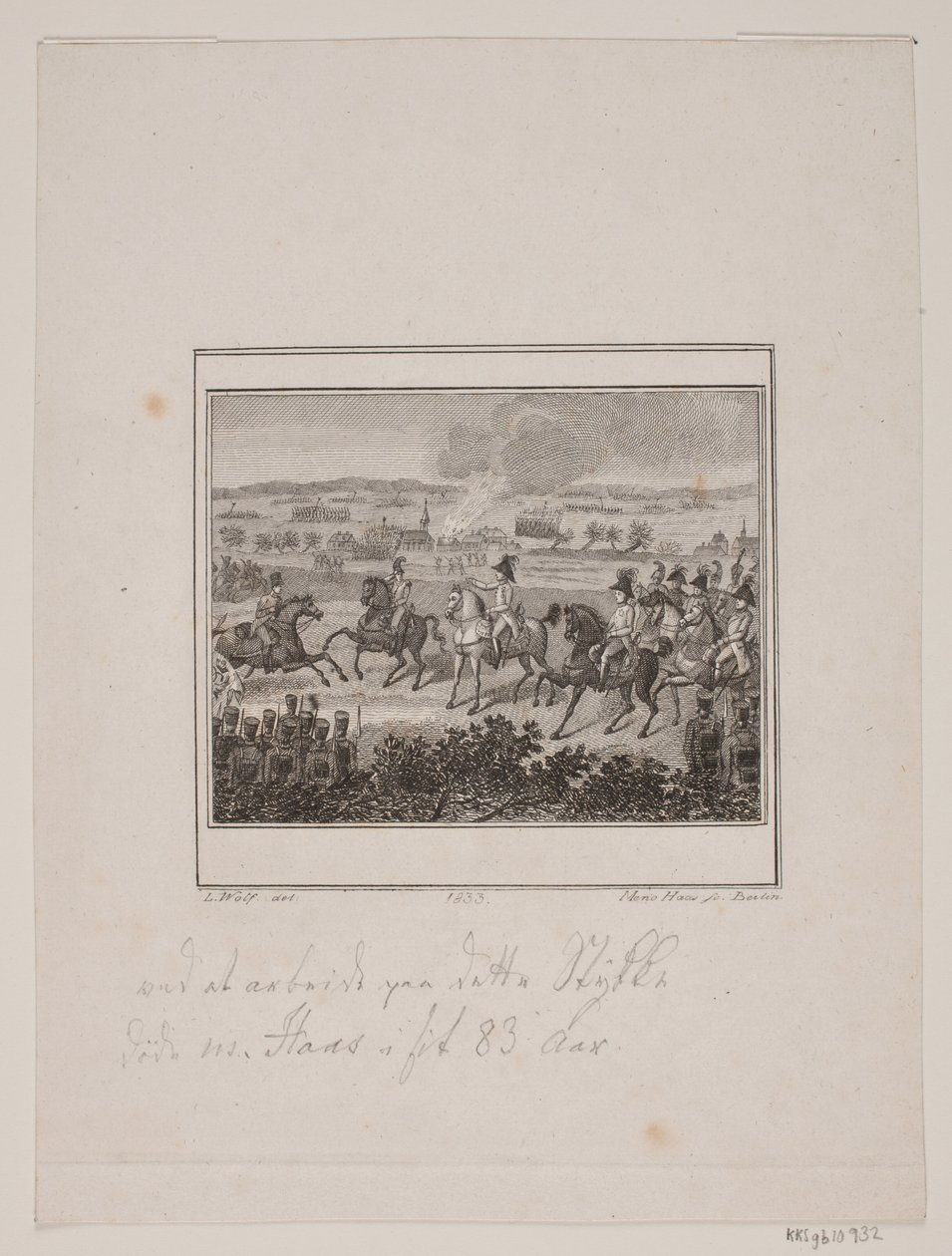 Szene aus der Geschichte von Frederik II von Meno Haas