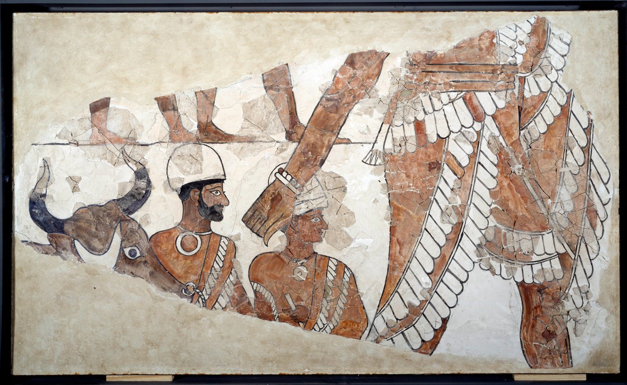 Mesopotamien: der Opfernde (Detail) von Mesopotamian