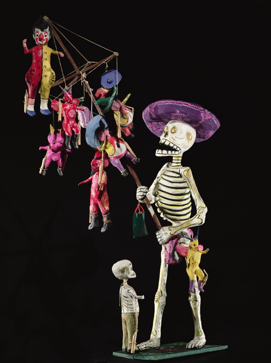 Tag der Toten: Spielzeughändler aus Oaxaca von Mexican School