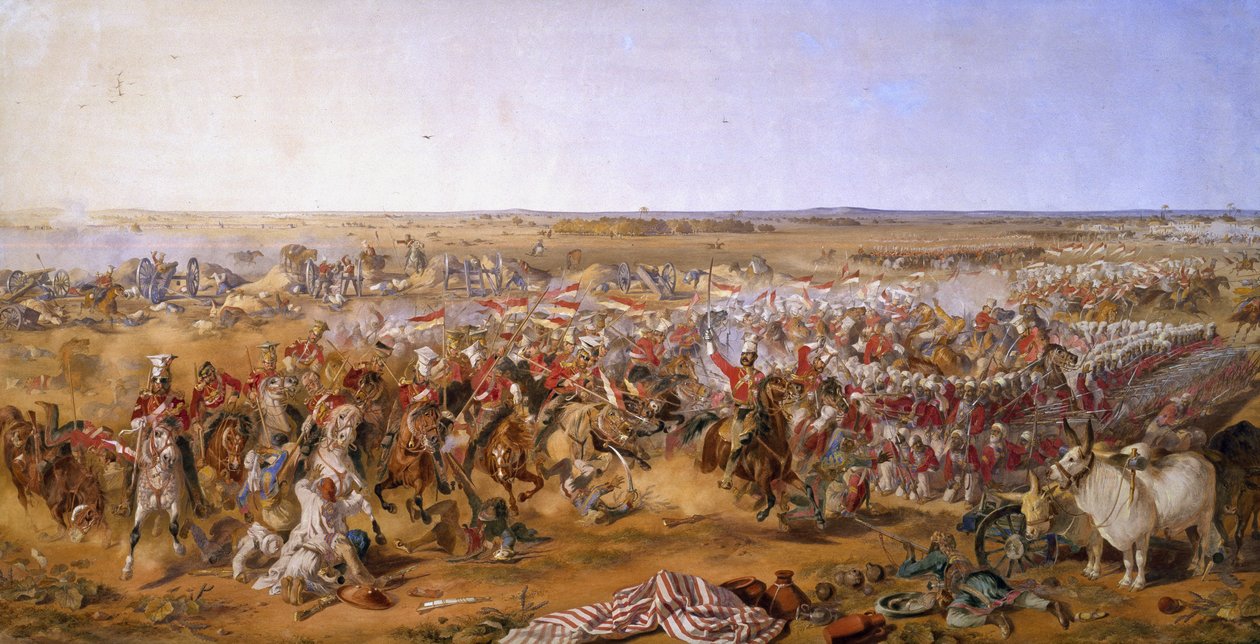 16. Lanzenreiter, Schlacht von Aliwal, 28. Januar 1846 von Michael Angelo Hayes