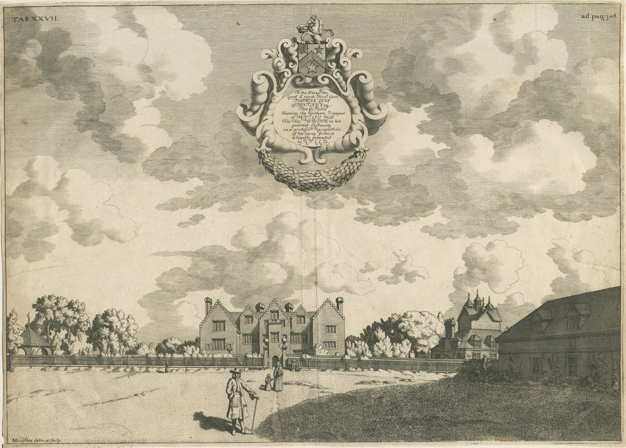 Bentley Hall von Michael Burghers