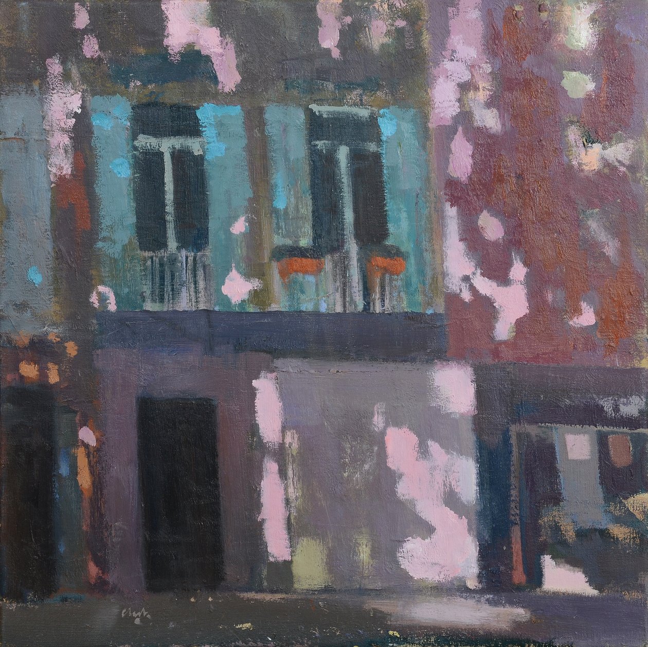 Schatten an einer Wand, Provence von Michael G. Clark