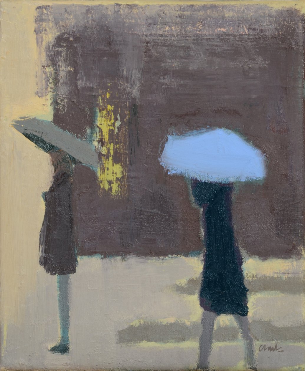 Der blaue Regenschirm, 2017 von Michael G. Clark