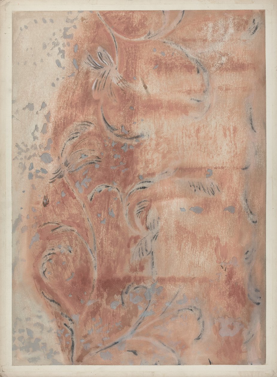 Fragment einer Wanddekoration, ca. 1940 von Michael Lauretano