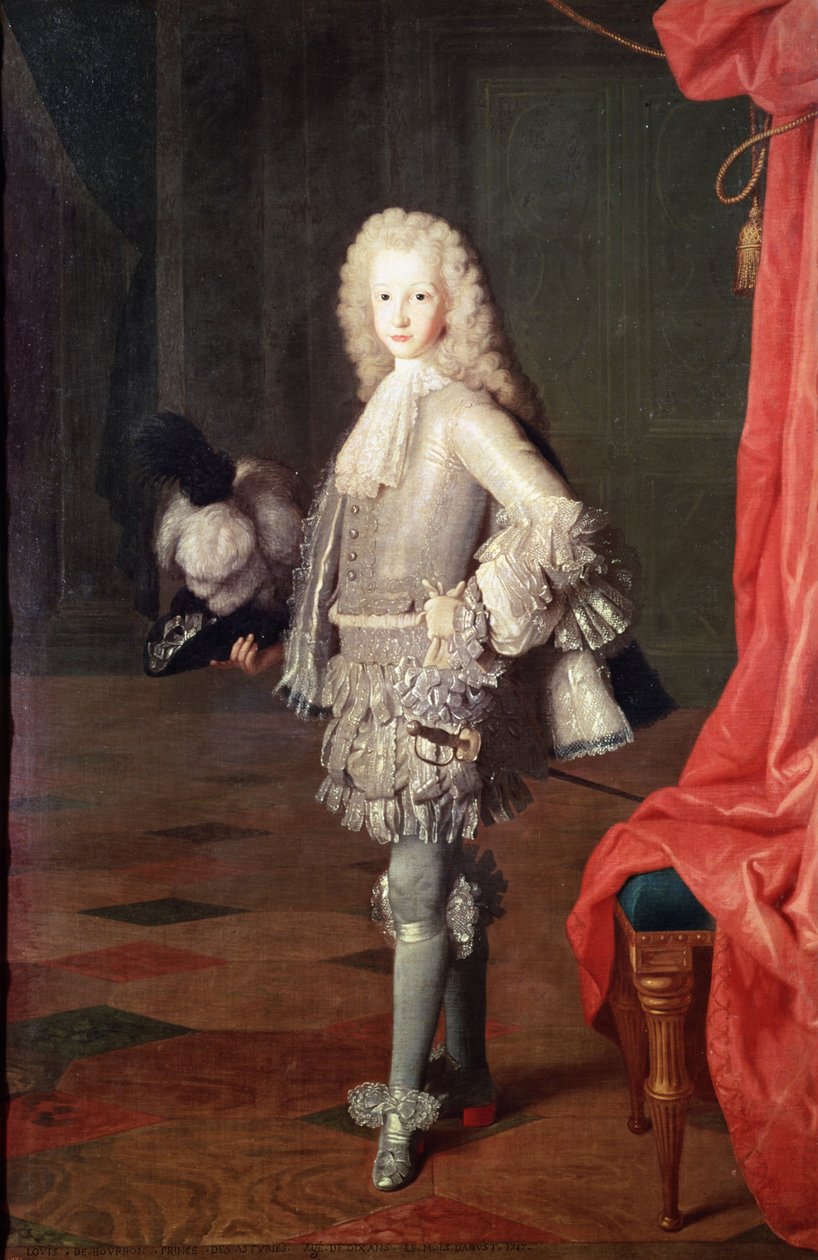 Porträt von Ludwig I. von Spanien von Michel Ange Houasse