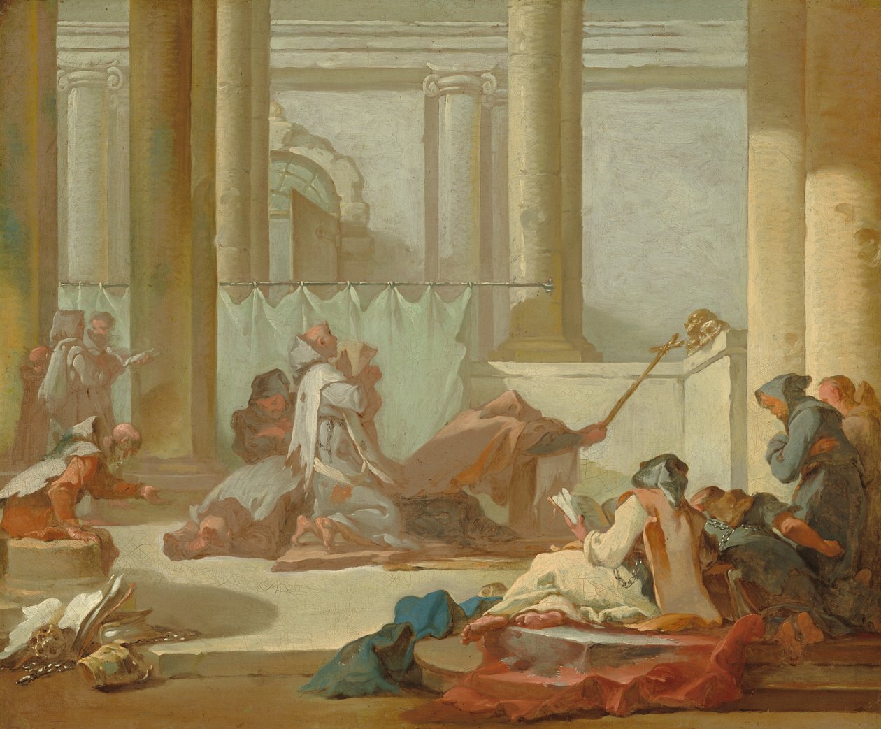 Die Anbetung der Schädel von Michel Francois Dandre-Bardon