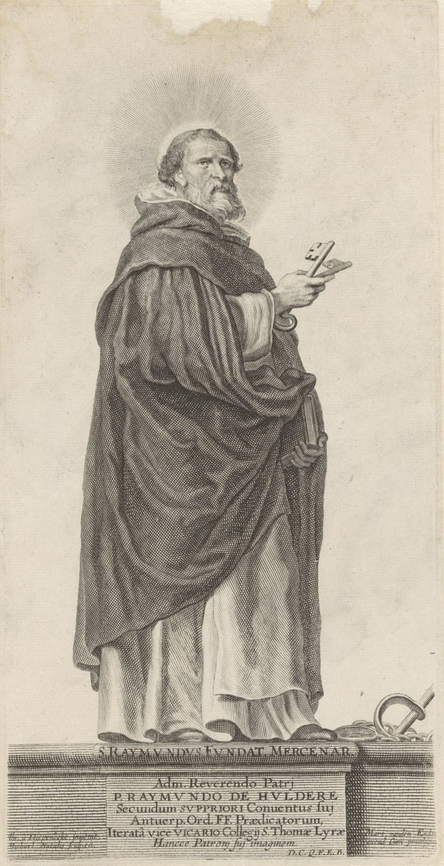 Der heilige Raymundus von Peñafort von Michel Natalis