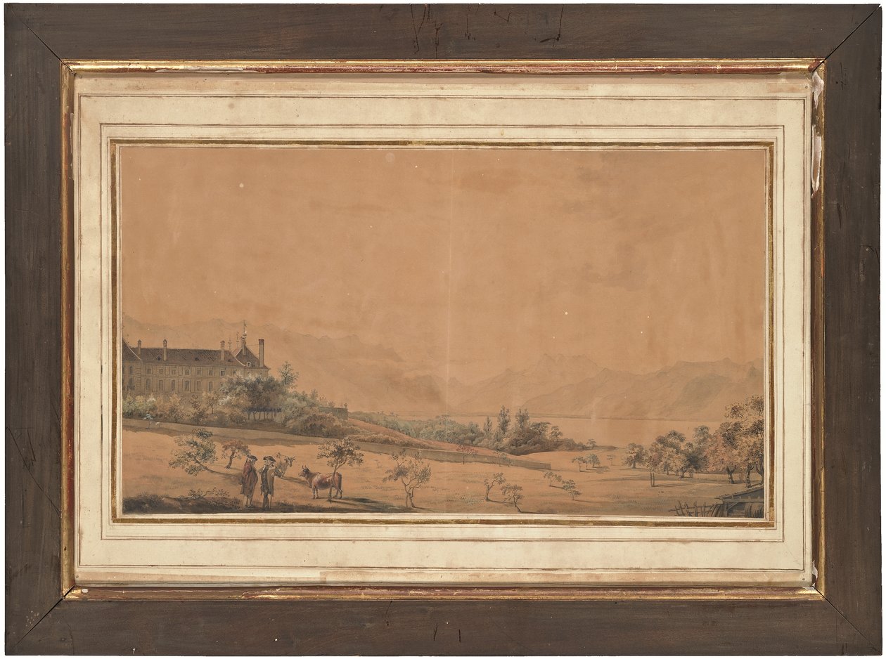 Eine von vier Ansichten des Château d
