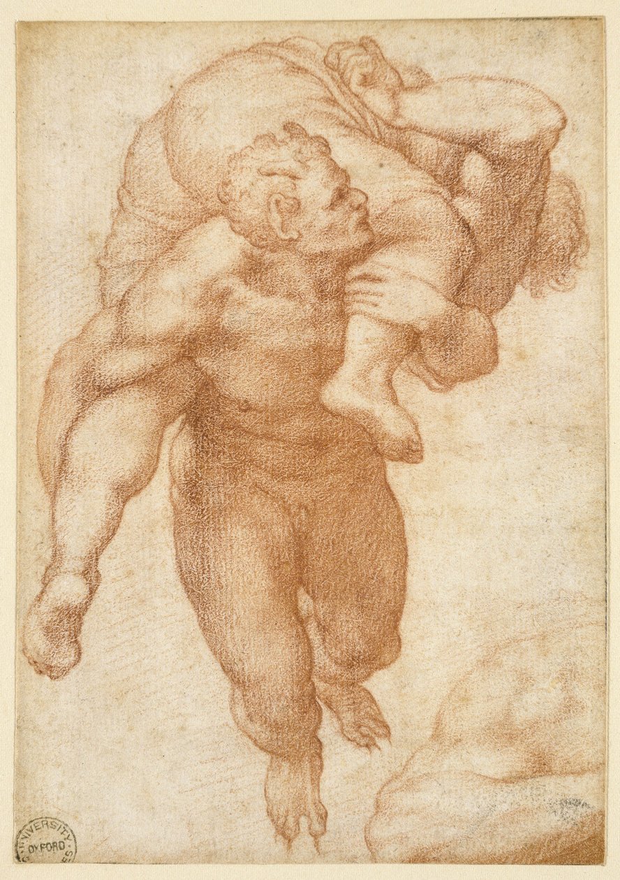Gruppe aus dem Jüngsten Gericht von Michelangelo Buonarroti