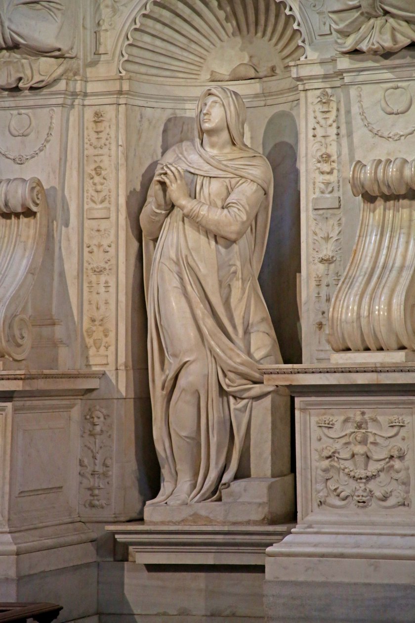 Leah, aus dem Grab von Julius II, 1515 von Michelangelo Buonarroti