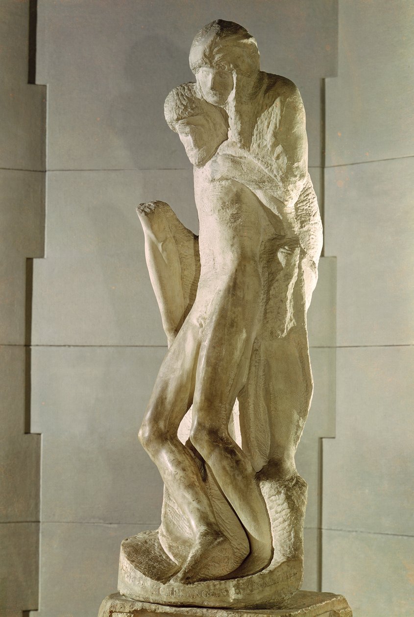 Rondanini Pietà, 1564 von Michelangelo Buonarroti