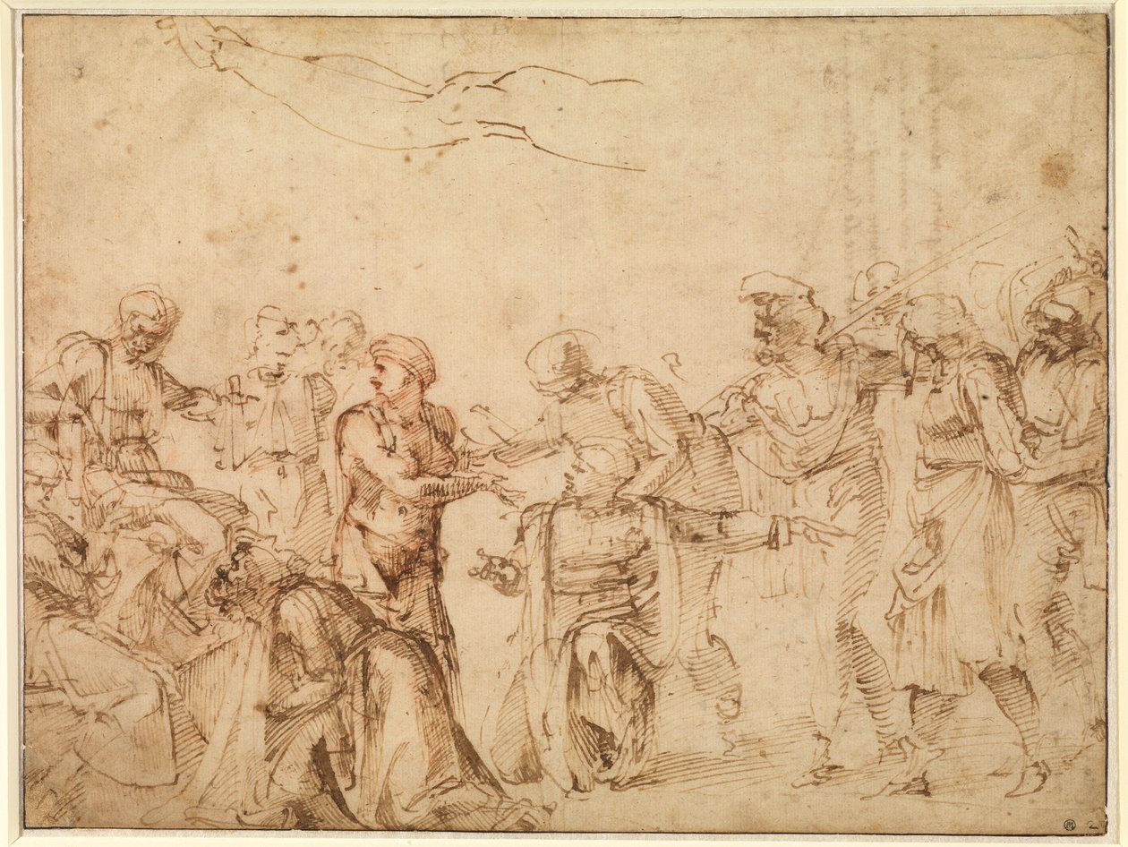 Christus vor Pilatus von Michelangelo Buonarroti