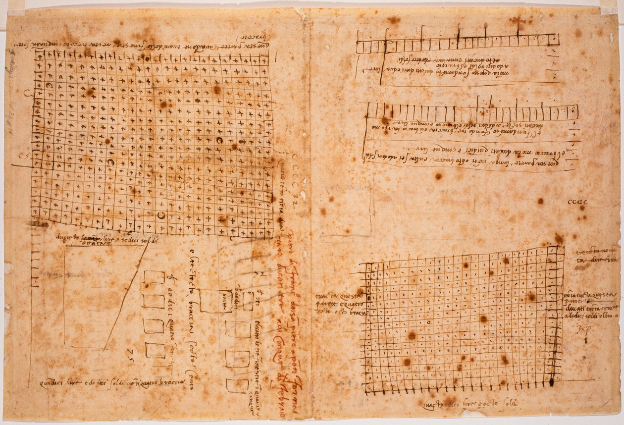 Zählungen der Maurerarbeiten von Michelangelo Buonarroti