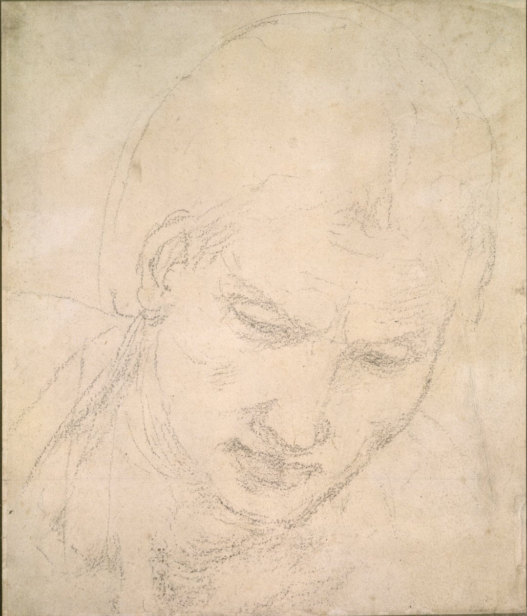 Studie eines Kopfes, ca. 1490-1560 von Michelangelo Buonarroti