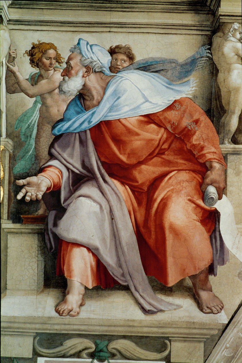 Die Sixtinische Kapelle; Deckenfresken nach der Restaurierung von Michelangelo Buonarroti