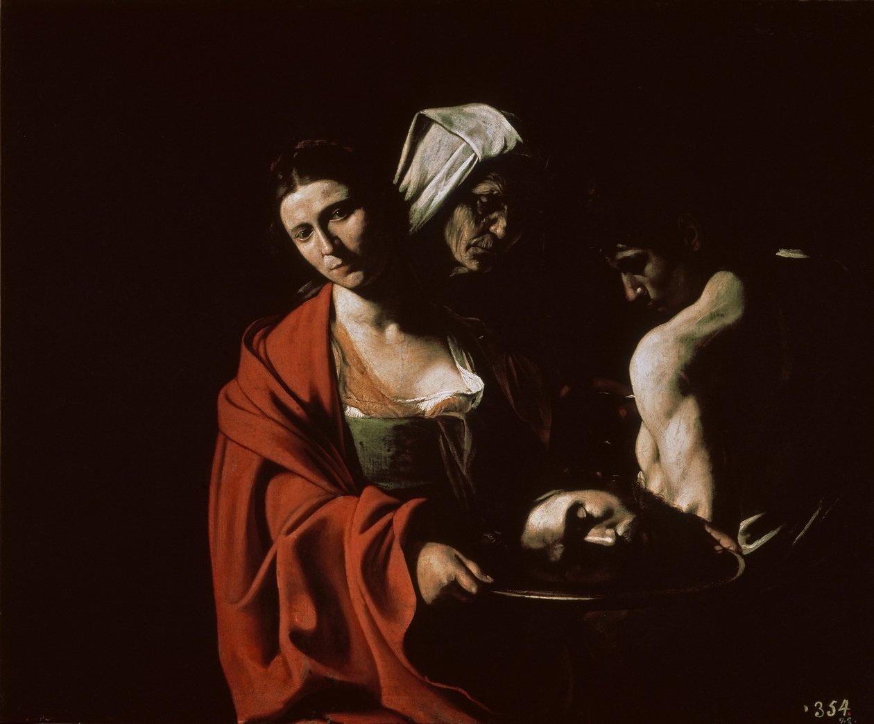 Salome mit dem Kopf von Johannes dem Täufer von Michelangelo Caravaggio