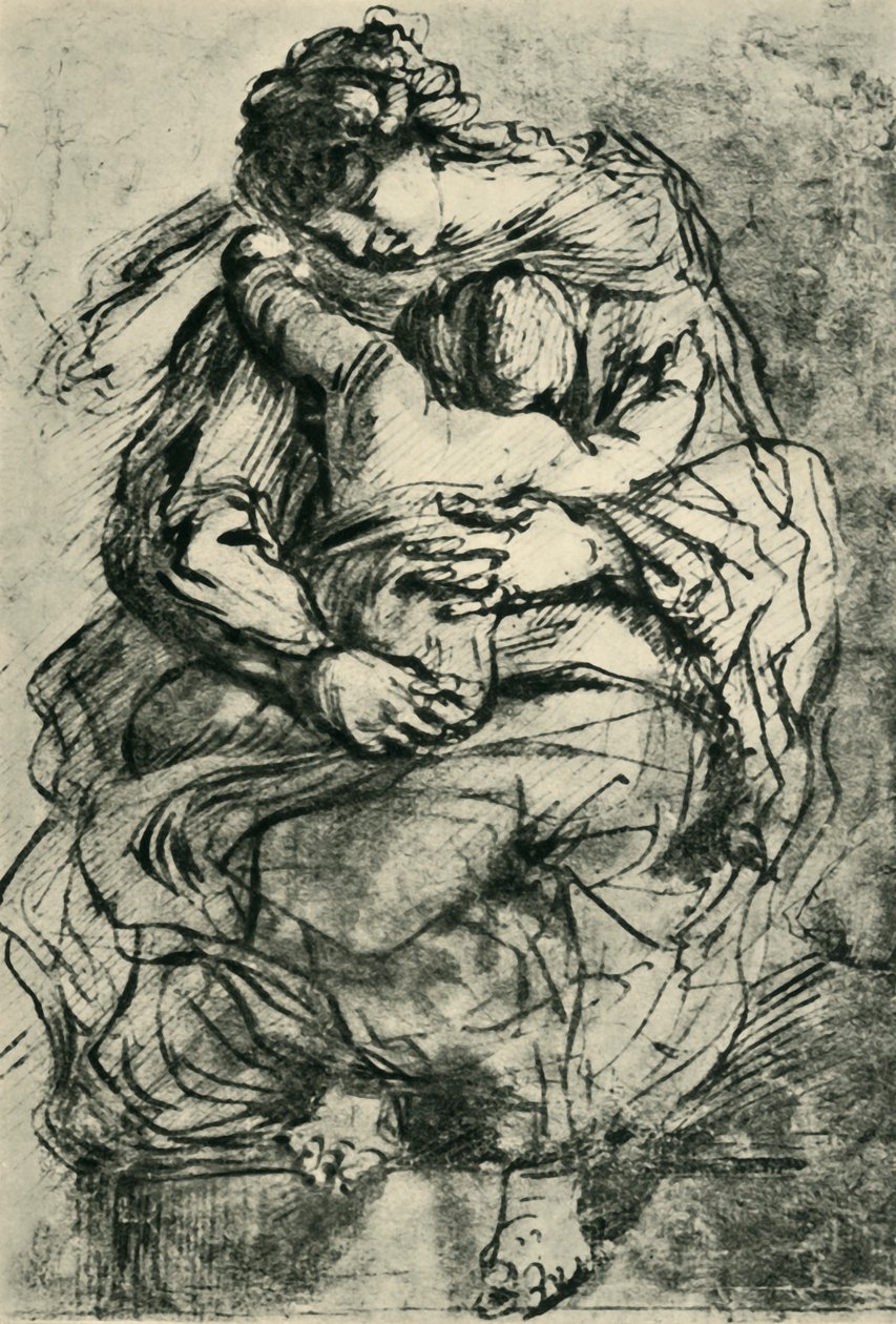 Madonna und Kind, spätes 16.-frühes 17. Jahrhundert von Michelangelo Merisi Caravaggio