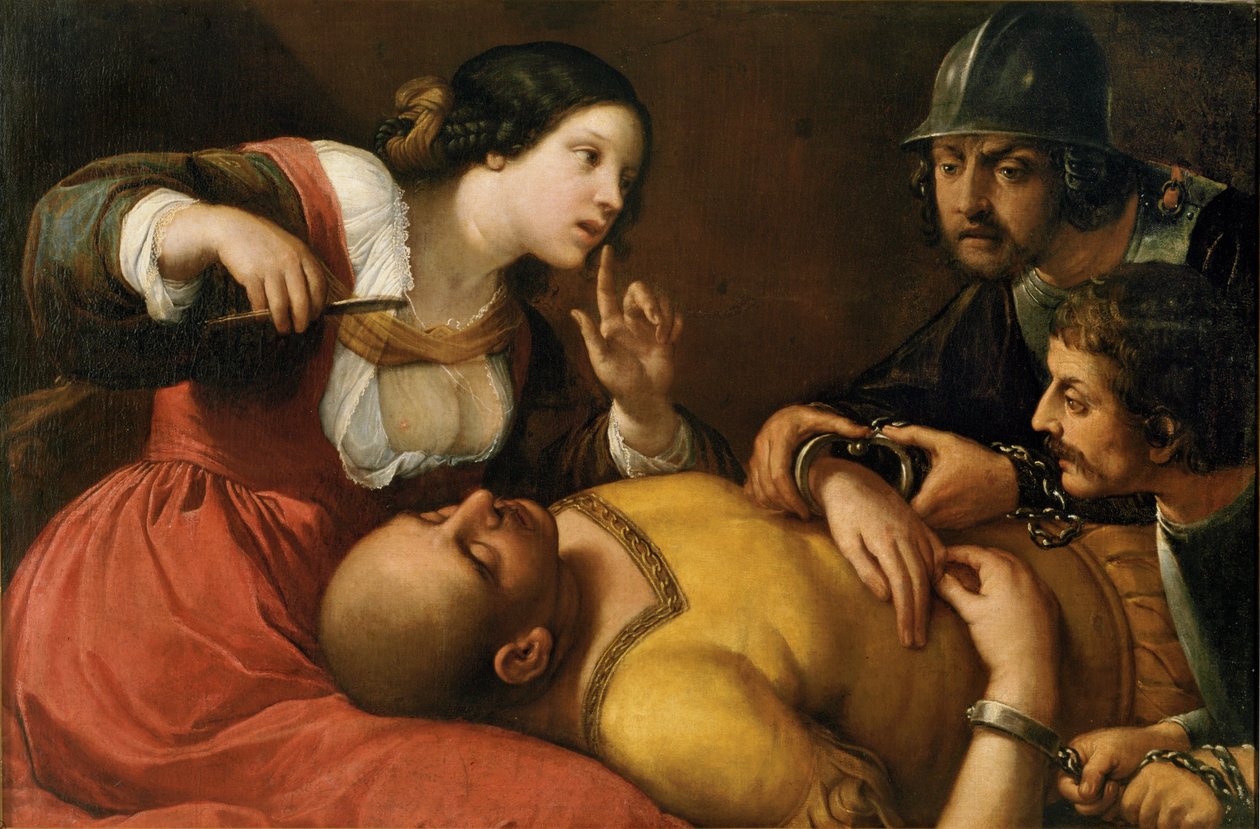 Samson und Delilah von Michelangelo Merisi da Caravaggio