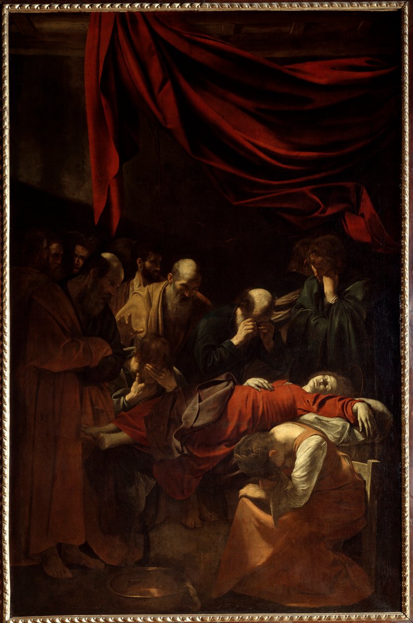Der Tod der Jungfrau von Michelangelo Merisi da Caravaggio