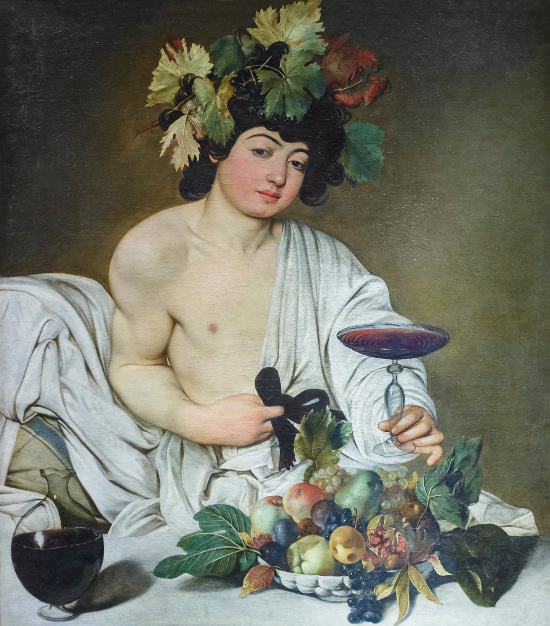 Der junge Bacchus von Michelangelo Merisi da Caravaggio