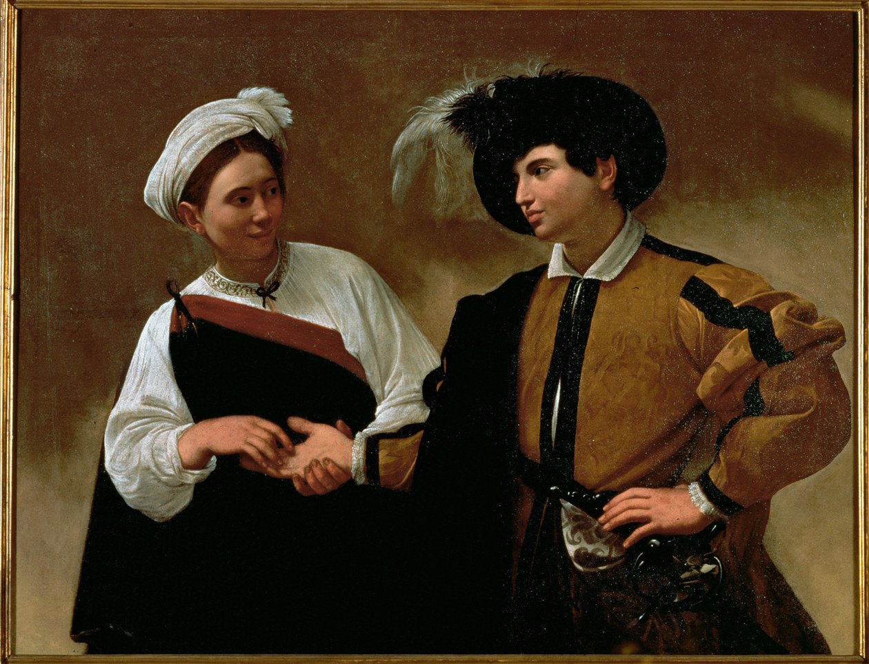 Die Wahrsagerin von Michelangelo Merisi da Caravaggio