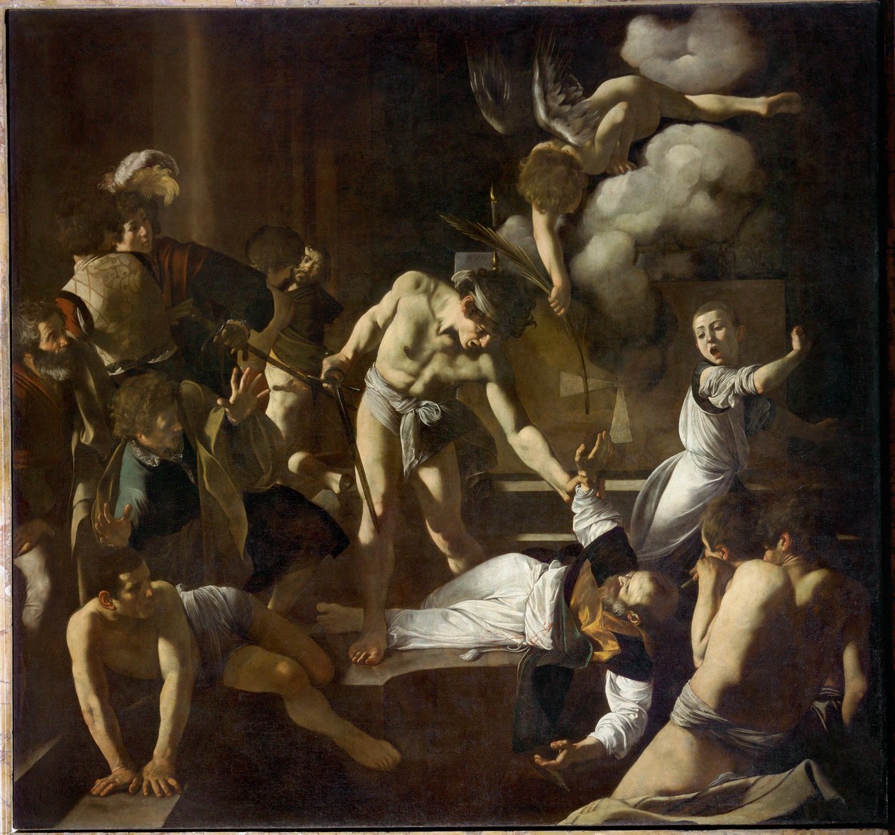 Das Martyrium des heiligen Matthäus von Michelangelo Merisi da Caravaggio