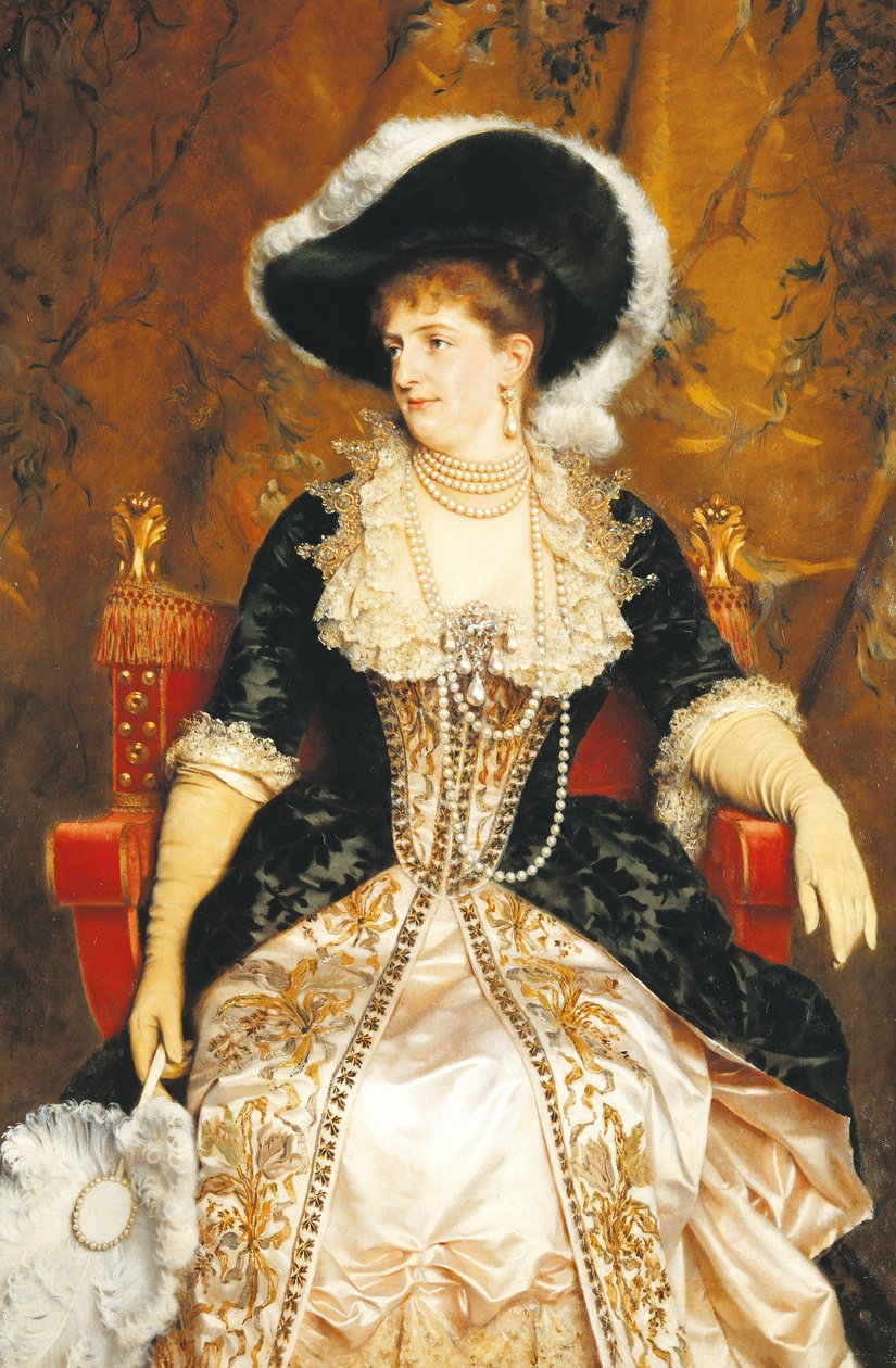 Porträt von Margherita von Savoyen von Michele Gordigiani