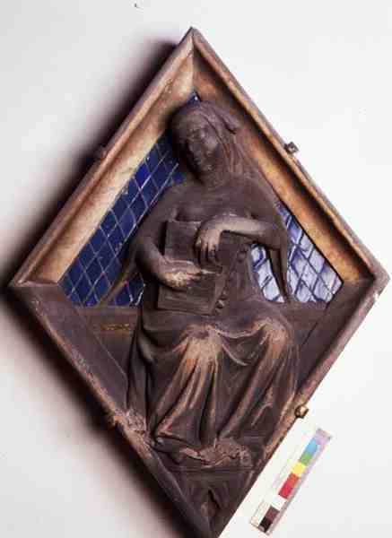 Musik, Reliefkachel vom Campanile von Micheli Gino