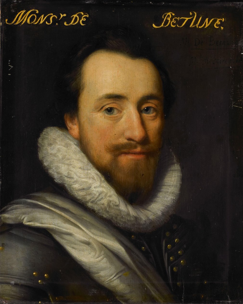 Porträt von Syrius de Bethune, Herr von Cogni, Mareuil, le Beysel, Toulon, Conegory und Chastillon von Michiel Jansz van Mierevelt (workshop of)