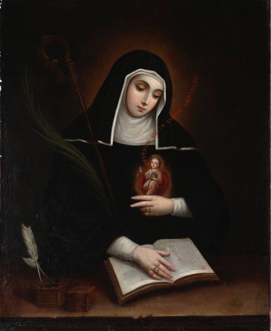 Heilige Gertrud von Miguel Cabrera