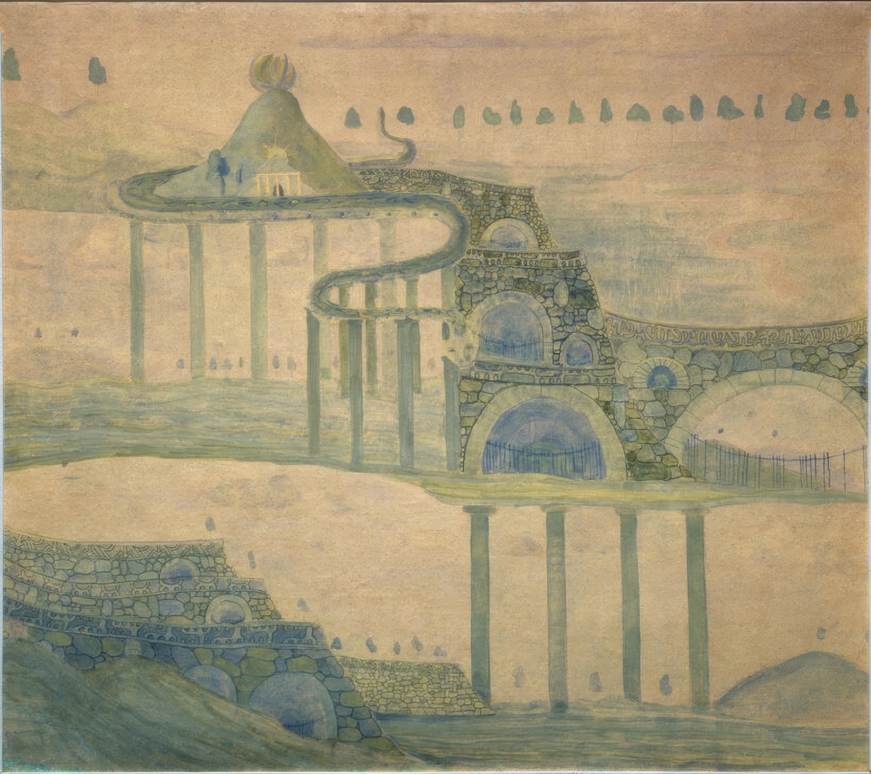 Žemaitija Wegkreuze von Mikalojus Ciurlionis
