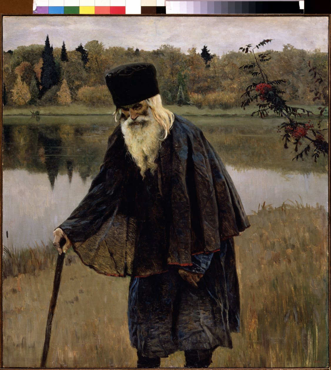Ein Einsiedler von Mikhail Vasilievich Nesterov