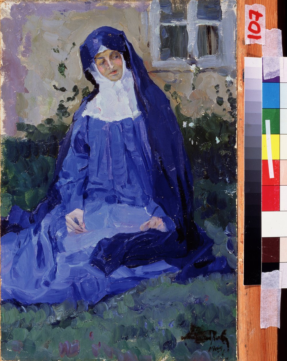 Eine Nonne von Mikhail Vasilievich Nesterov