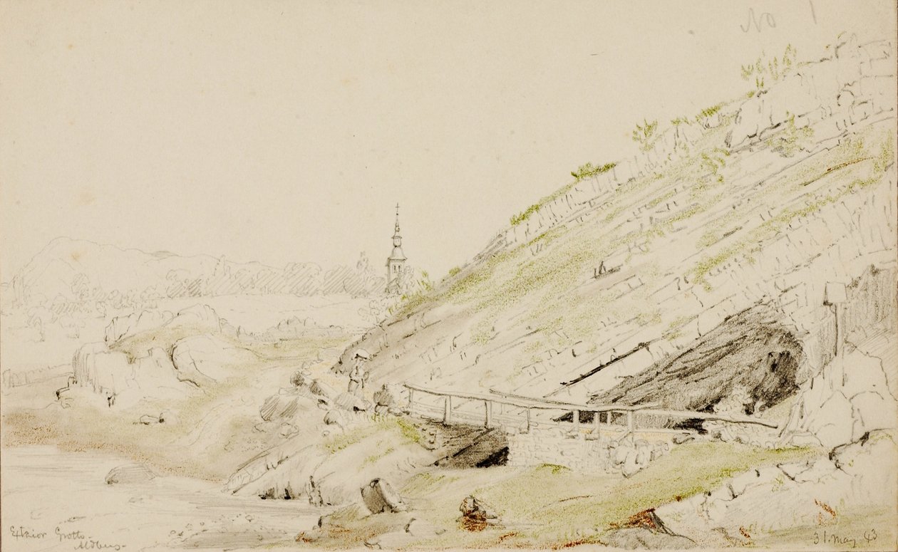 Äußere Grotte, Aldberg von Miner Kilbourne Kellogg