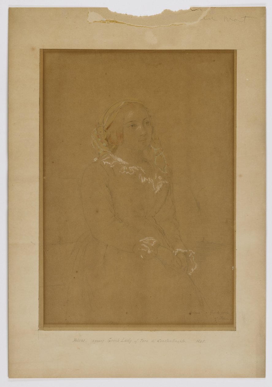 Helene, eine junge griechische Dame aus Pera di Konstantinopel von Miner Kilbourne Kellogg
