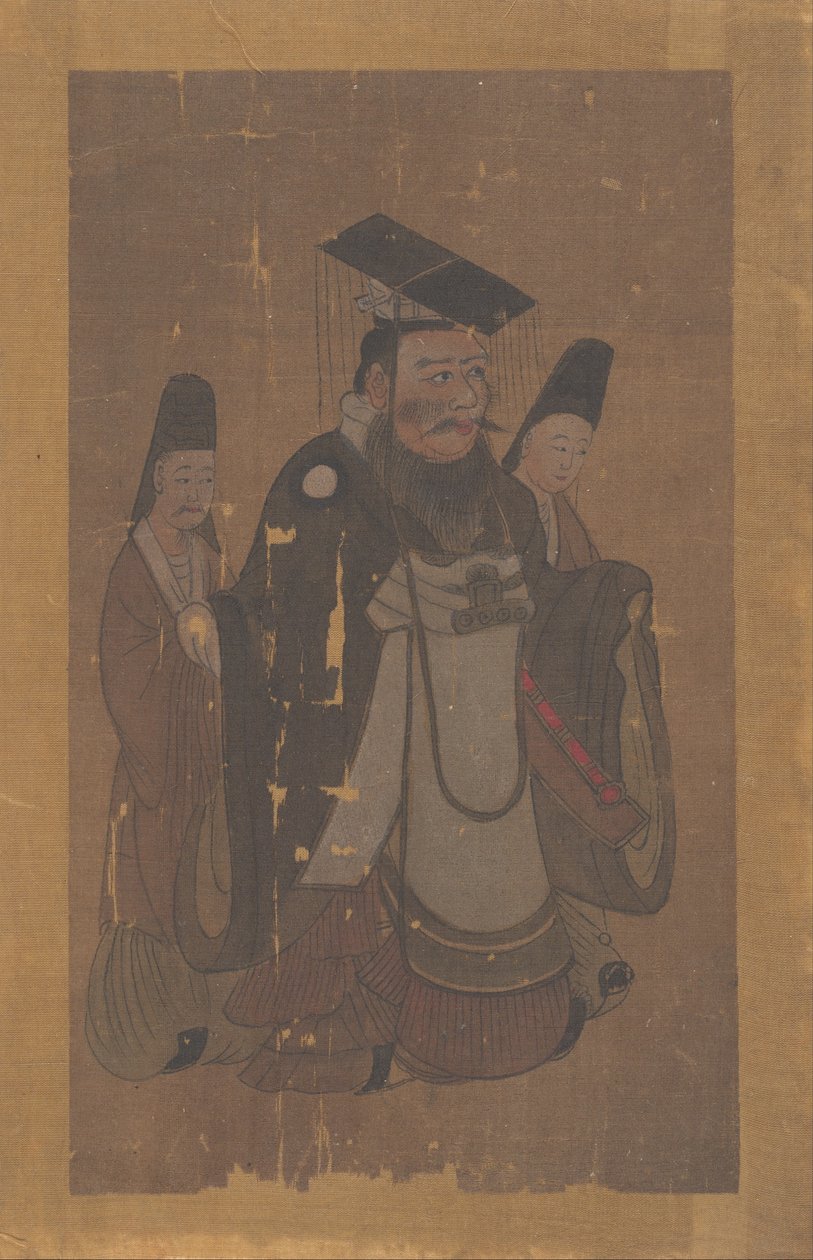 Kaiser und zwei Begleiter von Ming Dynasty Chinese School