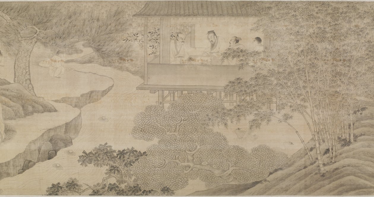 Das Treffen im Orchideenpavillon von Ming Dynasty Chinese School