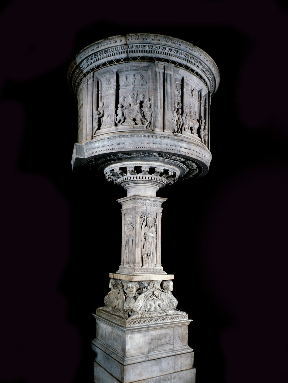 Renaissancekunst: Stuhl von Pasquino di Matteo, geschnitzt von Mino da Fiesole und Antonio Rossellino von Mino da Fiesole
