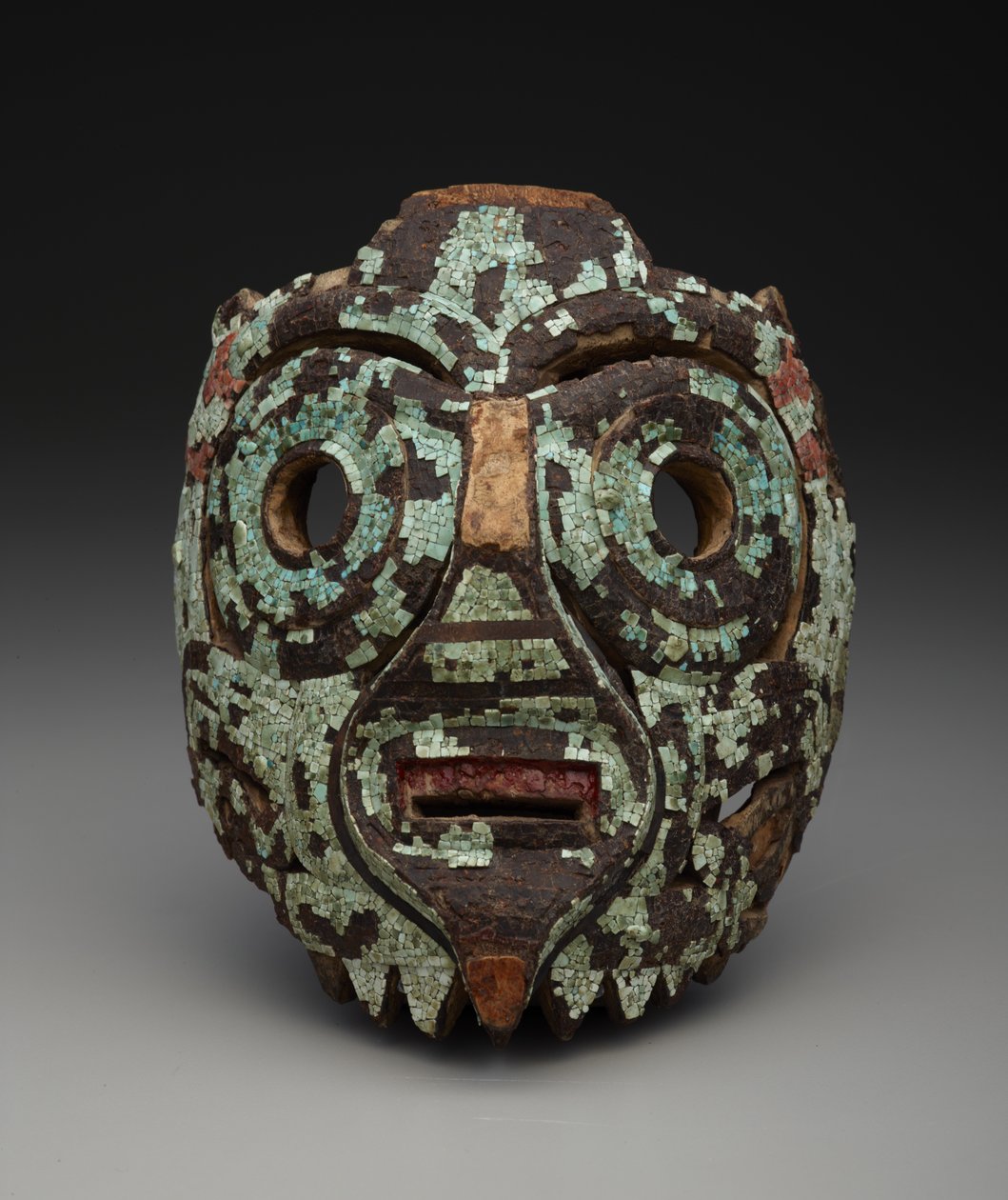 Maske, möglicherweise von Tlaloc, ca. 1350-1521 von Mixtec Mixtec