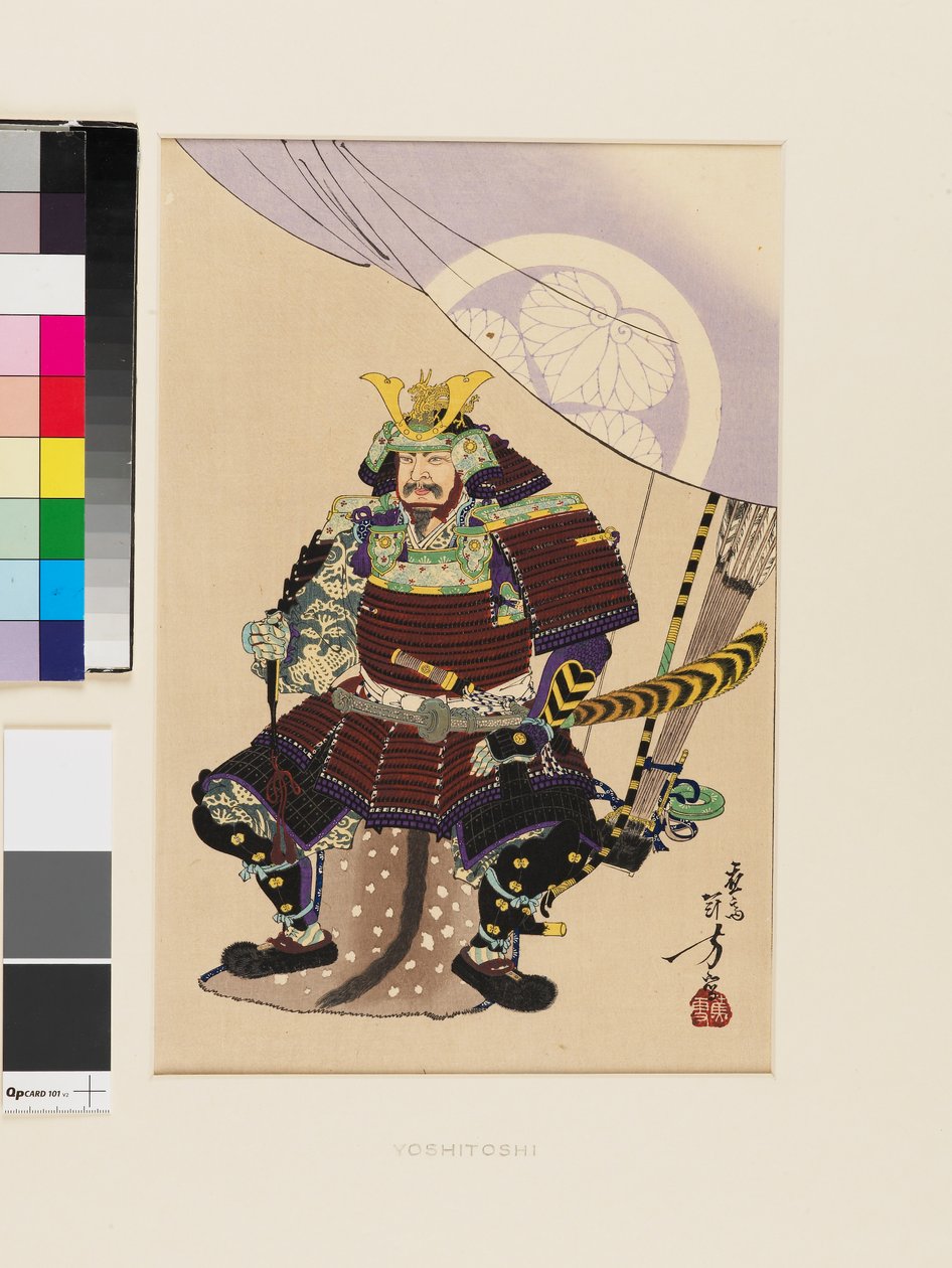 Tokugawa Ieyasu, spätes 19. - frühes 20. Jahrhundert von Mizuno Toshikata