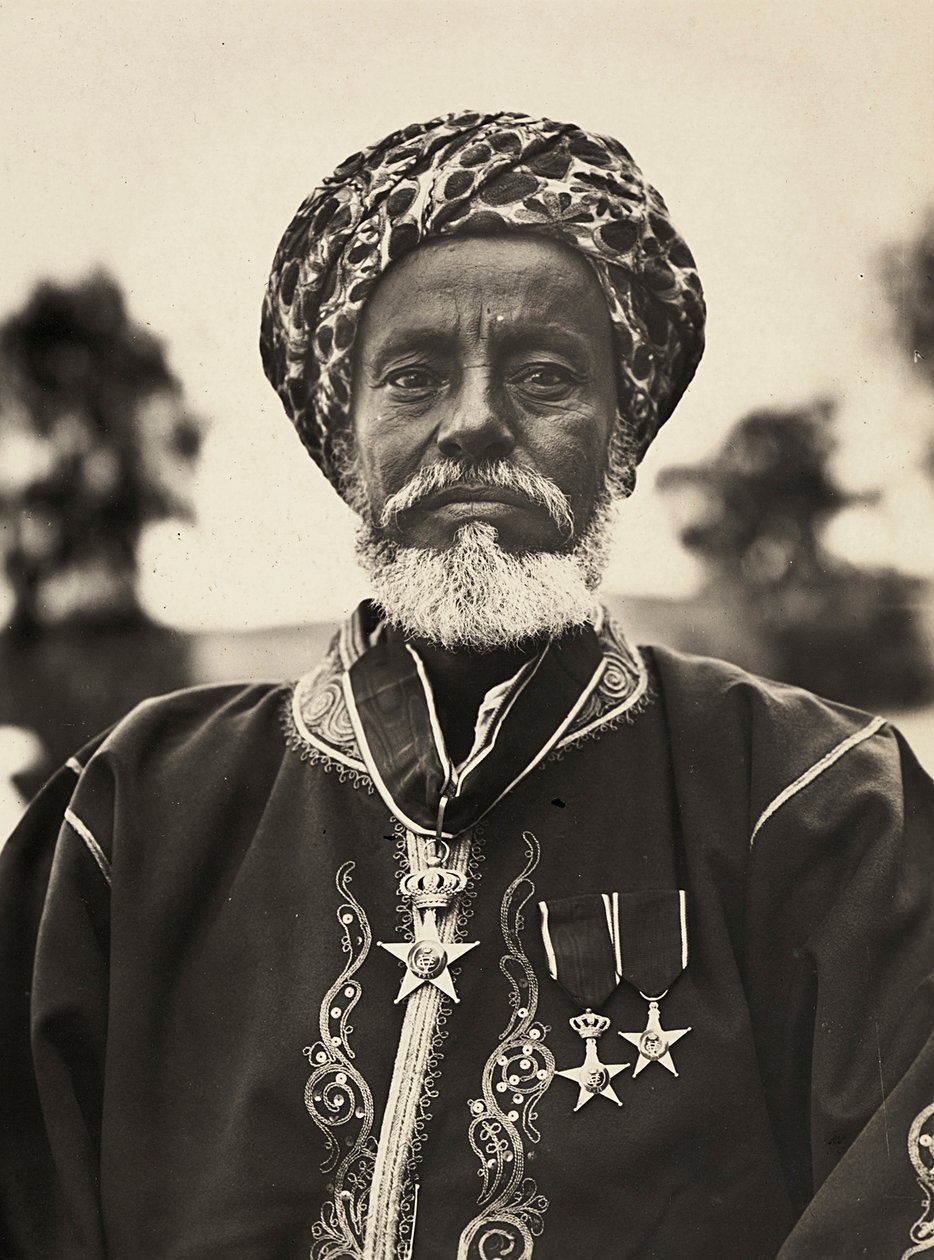 „Ein Imperium aufbauen“ im faschistischen Zeitalter: Häuptling des Habab-Stammes, 09/05/1936 von Modestino Baldinetti