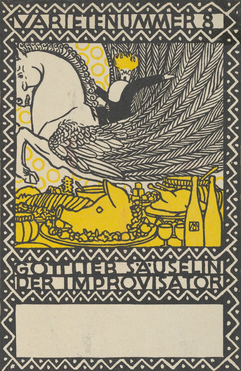 Akt 8: Gottlieb Säuselin der Improvisator, 1907 von Moritz Jung