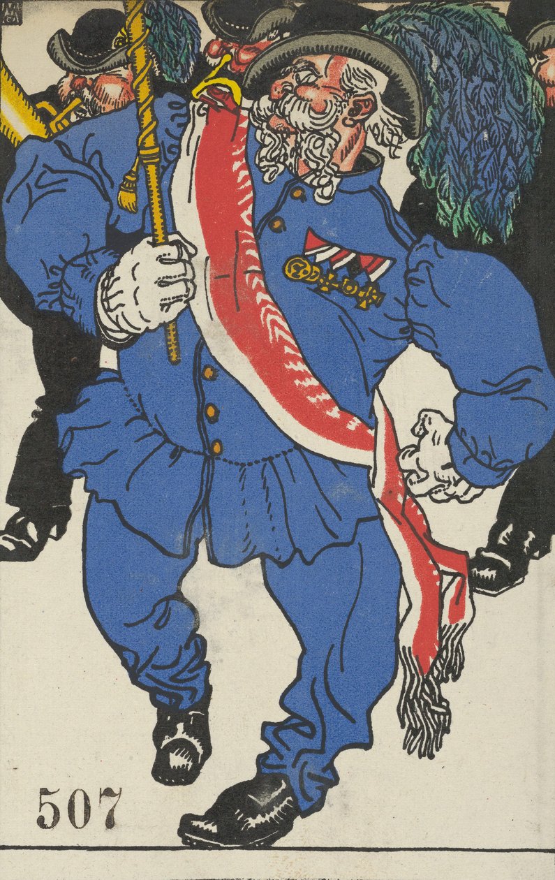 Weihe der Farben Fahnenweihe, 1911 von Moritz Jung