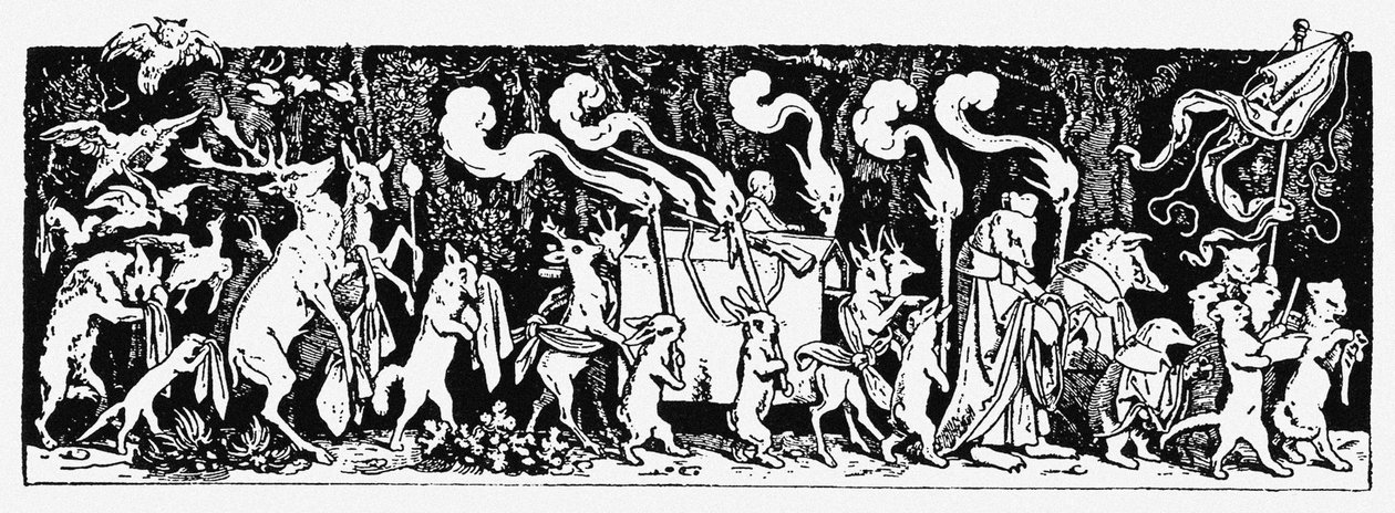 Das Begräbnis des Jägers von Moritz Ludwig von Schwind